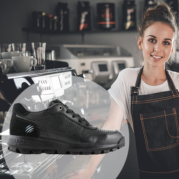 calzatura femminile per barista